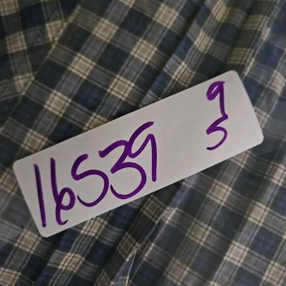 Billy Reid Shirt Mens XL Blue Plaid Casual Button Up Standard Cut‎ Cotton - Picture 10 of 10